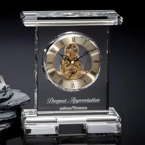 Corporate Awards - R.S. Owens - Westchester Clock - Gold