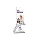 Barton Full Color Silver Rectangle Crystal Award
