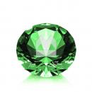 Optical Gemstone Emerald Crystal Award