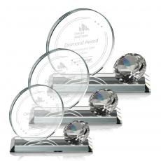 Employee Gifts - Encarna Gemstone Diamond Crystal Award