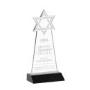 Star of David Black Abstract / Misc Crystal Award