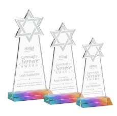 Star of David Prismatic Abstract / Misc Crystal Award - Newest Additions