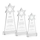 Star of David Clear on Alberton Base Abstract / Misc Crystal Award