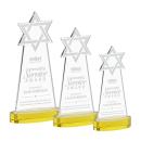 Star of David Gold on Alberton Base Abstract / Misc Crystal Award