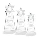 Star of David White on Alberton Base Abstract / Misc Crystal Award