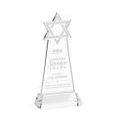 Star of David Clear on Hartford Base Abstract / Misc Crystal Award