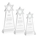 Star of David Clear on Hartford Base Abstract / Misc Crystal Award