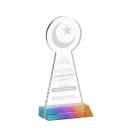Crescent & Star Prismatic Abstract / Misc Crystal Award