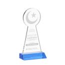 Crescent & Star Sky Blue Abstract / Misc Crystal Award