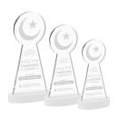 Crescent & Star White on Alberton Base Abstract / Misc Crystal Award
