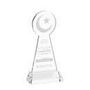 Crescent & Star Clear on Hartford Base Abstract / Misc Crystal Award