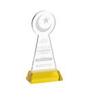 Crescent & Star Gold on Hartford Base Abstract / Misc Crystal Award
