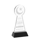 Crescent & Star Black on Hartford Base Abstract / Misc Crystal Award