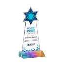 Star of David Full Color Prismatic Abstract / Misc Crystal Award