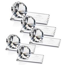 Gemstone Diamond on Starfire Crystal Award - Diamond Awards