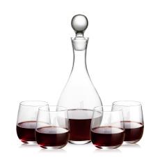 Briarwood Decanter & Crestview Stemless Wine Set - Corporate Recognition Gifts