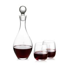 Briarwood Decanter & Crestview Stemless Wine Set - Newest Additions