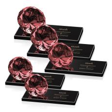 Gemstone Ruby on Black Crystal Award - Diamond Awards