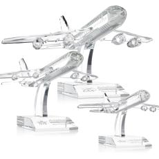 Airplane Abstract / Misc Crystal Award - Crystal Awards