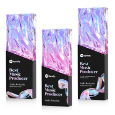 Ophelia Full Color Black Obelisk Crystal Award - Sales Awards