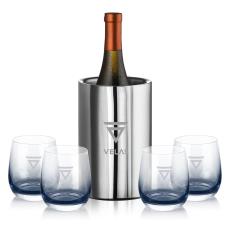 Jacobs Wine Cooler & Soudan Smoke Stemless Wine - Corporate Recognition Gifts