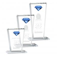 Employee Gifts - Regina Gemstone Sapphire Crystal Award
