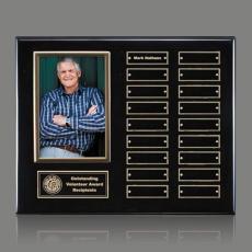 Photo (Vert) Perpetual - Black/Gold - Employee of the Month Plaque