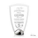 Arch Hemisphere Laser Engraved Acrylic Award