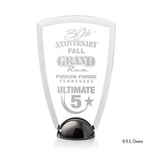 Corporate Awards - Budget Awards & Trophies - Arch Hemisphere Laser Engraved Acrylic Award
