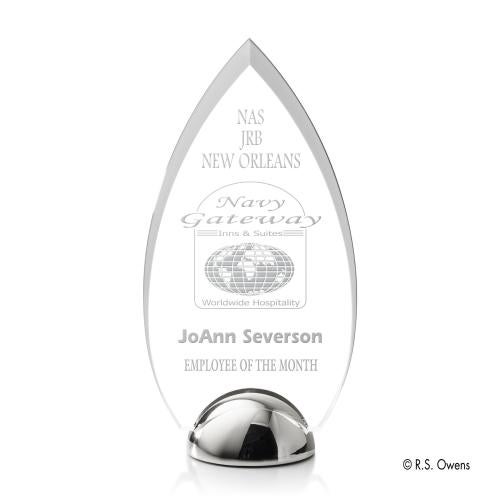 Corporate Awards - Metal Awards - Contour Hemisphere Acrylic Award