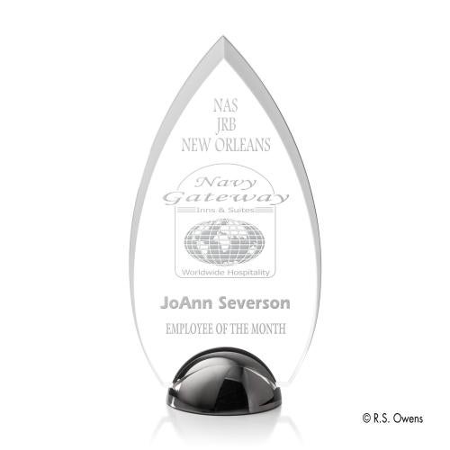 Corporate Awards - Metal Awards - Contour Hemisphere Arch & Crescent Acrylic Award