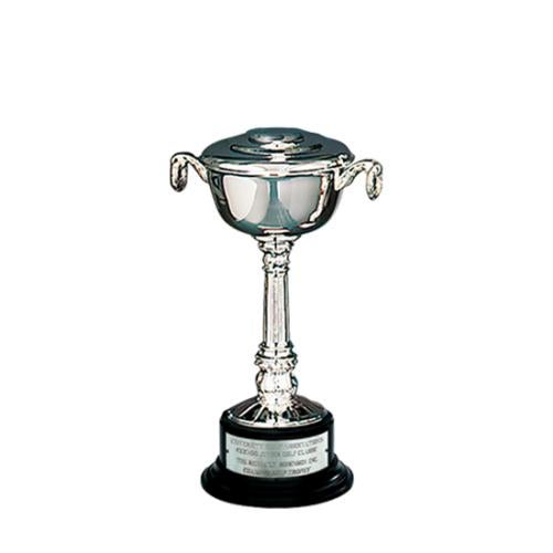 Corporate Awards - Modern Awards - Silver-Plated Pedestal Bowl Cup