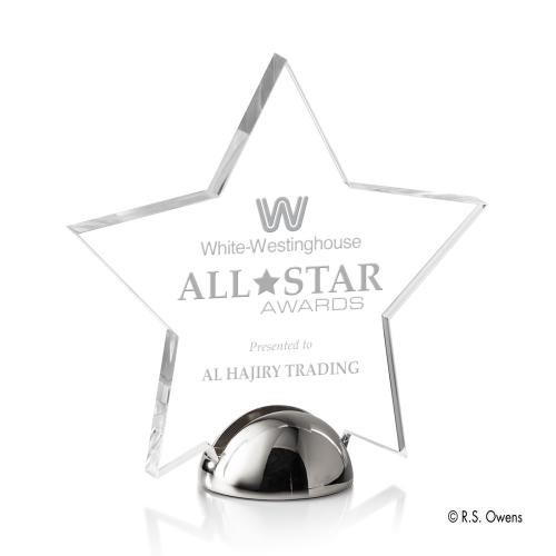Corporate Awards - Metal Awards - Nova Hemisphere Star Acrylic Award