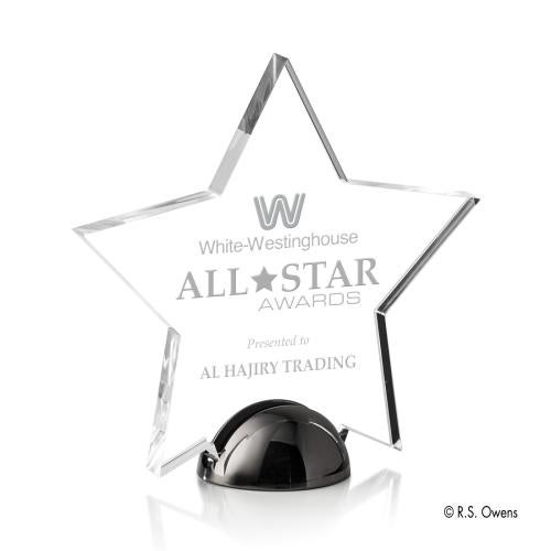 Corporate Awards - Metal Awards - Nova Hemisphere Star Acrylic Award