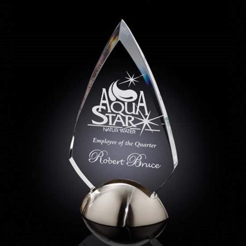 Corporate Awards - Budget Awards & Trophies - Apogee Arch & Crescent Acrylic Award