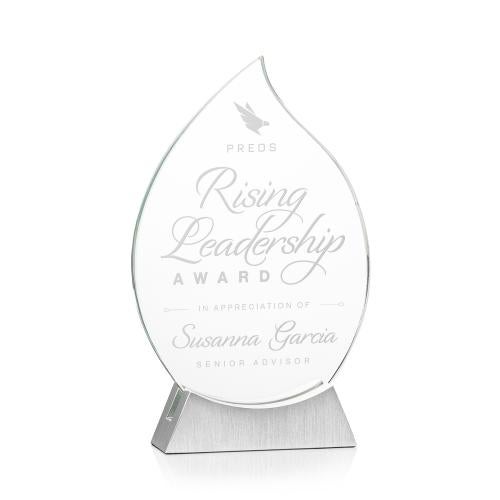 Corporate Awards - Crystal Awards - Carmack Flame Crystal Award