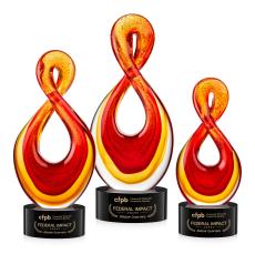 Clarion Abstract / Misc on Marvel Black Glass Award - Corporate Awards