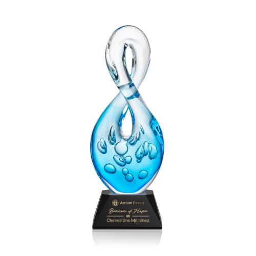 Corporate Awards - Glass Awards - Utopia Abstract / Misc on Sheffield Black Glass Award