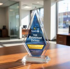 Beaumont Full Color Crystal Award - Corporate Awards