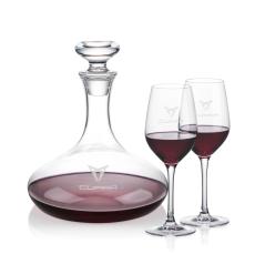 Elliston Decanter & Lethbridge Wine Set - Etched Barware