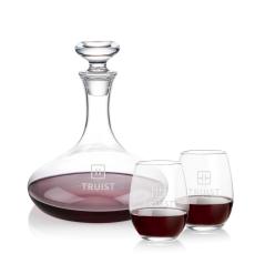 Elliston Decanter & Stanford Stemless Wine Set - Newest Additions