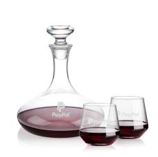 Elliston Decanter & Tucson Stemless Wine Set - Corporate Awards