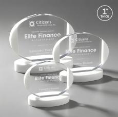 Darwin White on Alberton Base Circle Crystal Award - Newest Additions