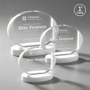 Darwin White on Alberton Base Circle Crystal Award