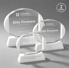 Darwin White on Newhaven Base Circle Crystal Award - Newest Additions