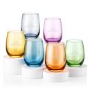 Sedona Stemless Wine Set of 6 - Deep Etch