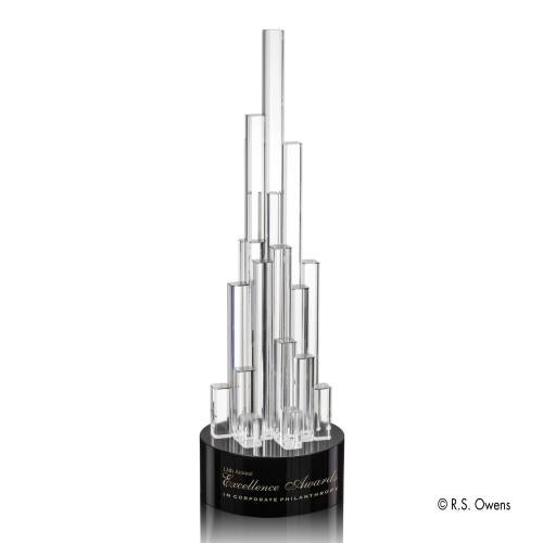 Corporate Awards - Crystal Awards - Crystal Pillar Awards - Spire Obelisk Crystal Award