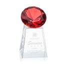 Celestina Gemstone Ruby Crystal Award
