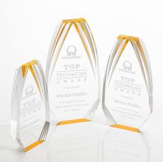 Lantana Gold Acrylic Award - Employee of the Month Awards