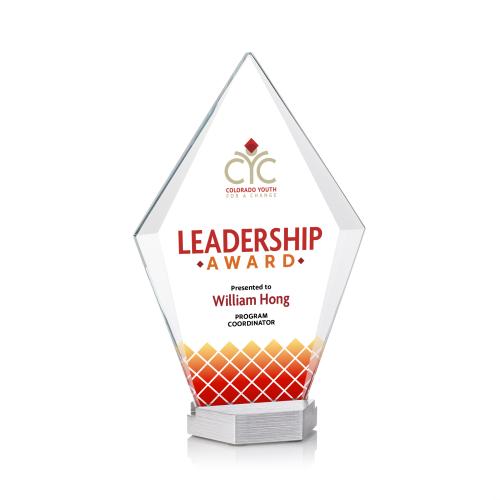 Corporate Awards - Crystal Awards - Ellicott Full Color Crystal Award